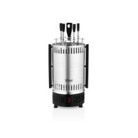 Gratar vertical, putere 900W, rotatie automata, 5 bete pentru frigarui, argintiu / ZLN 5565 Engros