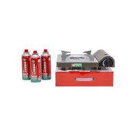 Pachet aragaz camping, putere 3.5kw, aprindere automata + 3 butelii 410ml / ZTS 5614_1 Engros
