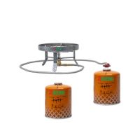 Pachet mini arzator tip pirostrie pentru camping (ZTS 5722) plus doua doze de 500g (ZLN 6002-) / ZTS 5722_2 Engros