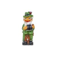 Pitic de gradina din ceramica, inaltime 38cm, model padurar / EXT 10194 Engros