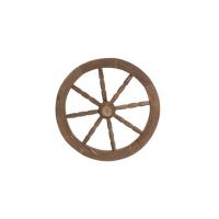 Roata decorativa din lemn, diametru 47 cm, maro / EXT 10229_1 Engros