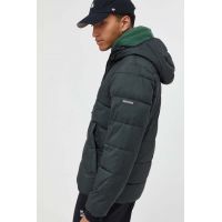 Abercrombie & Fitch geaca barbati, culoarea verde, de tranzitie