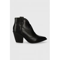 Answear Lab cizme femei, culoarea negru, cu toc drept