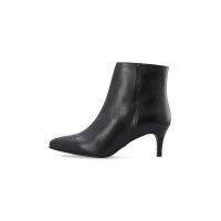 Bianco cizme de piele BIACILLE femei, culoarea negru, cu toc cui, 11300741
