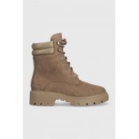 Timberland bocanci Cortina Valley 6in BT WP femei, culoarea violet, cu toc plat, izolare usoara, TB0A5Z849291