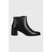 Vagabond Shoemakers cizme de piele STINA femei, culoarea negru, cu toc drept, 5609.001.20