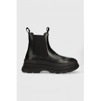 Barbour ghete chelsea de piele B.Intl Strada femei, culoarea negru, cu platforma, LFO0642BK11