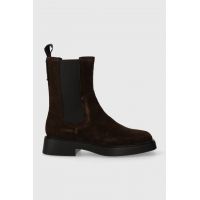 Vagabond Shoemakers botine din piele intoarsa JILLIAN femei, culoarea maro, cu toc plat, 5243.140.31