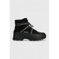 Napapijri pantofi MUD femei, culoarea negru, cu toc plat, izolare usoara, NP0A4HW4.041
