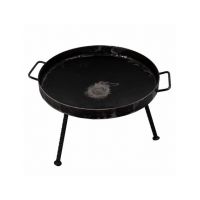 Gratar disc din otel, picioare detasabile, diametru 46 centimetri, cu margine de 4 cm / EXT 5717 Engros