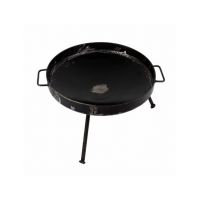 Gratar disc din otel, picioare detasabile, diametru 51 centimetri, cu margine de 5 cm EXT 5718 Engros