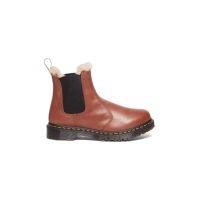 Dr. Martens ghete chelsea de piele 2976 Leonore femei, culoarea maro, cu toc plat, izolat, DM27784225