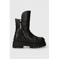 Steve Madden botine Catch femei, culoarea negru, cu platforma, SM11002700