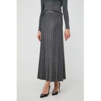 MICHAEL Michael Kors fusta culoarea negru, maxi, evazati