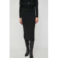 MICHAEL Michael Kors fusta culoarea negru, midi, creion
