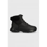 UGG pantofi Yose Fluff V2 culoarea negru, cu platforma, izolare usoara, 1130901