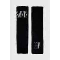 AllSaints încălzitoare de mâini din lână culoarea negru