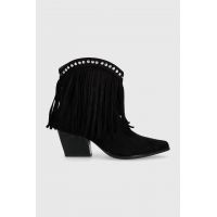 Answear Lab cizme femei, culoarea negru, cu toc drept