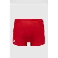 adidas Performance costum de baie 3 Stripes culoarea roșu HT2075