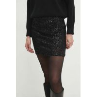 Answear Lab fusta culoarea negru, mini, drept