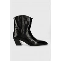 Vagabond Shoemakers cizme de piele ALINA femei, culoarea negru, cu toc drept, 5421.160.20