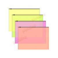 Buzunar cu ZIP-fermoar ErichKrause Fizzy Neon C6 140 mcm semitransparent Engros