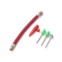 Set tub prelungitor pentru pompa bicicleta , minge + 3 modele de ace diferite