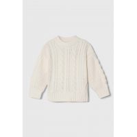 Abercrombie & Fitch pulover culoarea bej, călduros