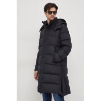 BOSS geaca de puf barbati, culoarea negru, de iarna