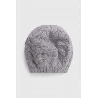 Answear Lab caciula de lana culoarea gri, de lana, din tricot gros