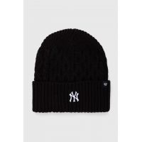 47brand caciula MLB New York Yankees culoarea negru, din tesatura neteda