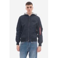 Alpha Industries geacă MA-1 TT Hood BP Ref. 106103 07 bărbați, culoarea bleumarin, de tranziție 106103.07-navy