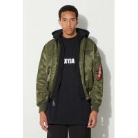 Alpha Industries geacă MA-1 D-Tec bărbați, culoarea verde, de iarnă 183110.481