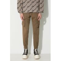 Alpha Industries pantaloni bărbați, culoarea maro