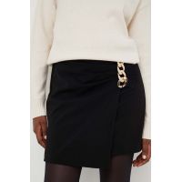 Answear Lab fusta culoarea negru, mini, drept