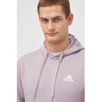 adidas bluză bărbați, culoarea roz, cu glugă, uni IN0328