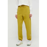 adidas by Stella McCartney pantaloni de trening culoarea verde, cu imprimeu IU0863