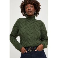 Answear Lab curea de piele femei, culoarea argintiu