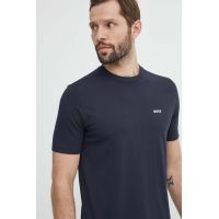 BOSS Green tricou bărbați, culoarea bleumarin, cu imprimeu 50506373