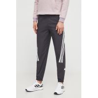 adidas pantaloni de trening culoarea negru, cu imprimeu IN3318