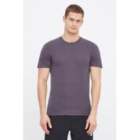 adidas Performance tricou de antrenament culoarea violet, melanj IS3810