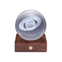 Gingko Design lampă cu led Amber Crystal Light