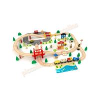 Set circuit lemn suspendat 92 piese Engros
