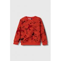 adidas bluza copii culoarea portocaliu, modelator