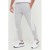 adidas pantaloni de trening culoarea gri, uni IR9203