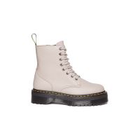 Dr. Martens bocanci de piele Jadon III femei, culoarea bej, cu platforma, DM31159348