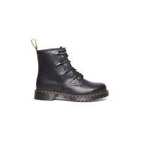 Dr. Martens cizme de piele 1460 culoarea negru, cu toc plat, DM31173001