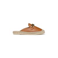 Geox espadrile de piele D LAMPEDUSA B culoarea maro, D36V0B00085C6001