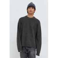 Abercrombie & Fitch pulover barbati, culoarea verde