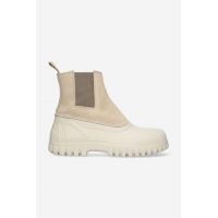 Diemme cizme Balbi femei, culoarea bej, cu toc plat DI2207BL01-cream